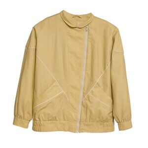 NINO (Germany) Vintage Coated Plain Weave Paneled Bomber : S